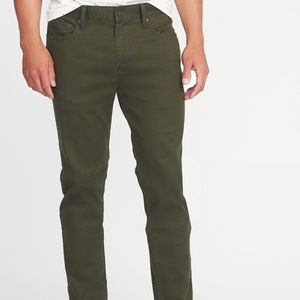 Old Navy Green Chinos Pants 32x34 Slim New